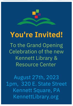 Kennett Library Grand Opening 