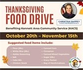 Rep. Sappey Food Drive