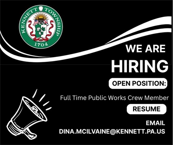 PUBLIC WORKS JOB OPENNINGS 
