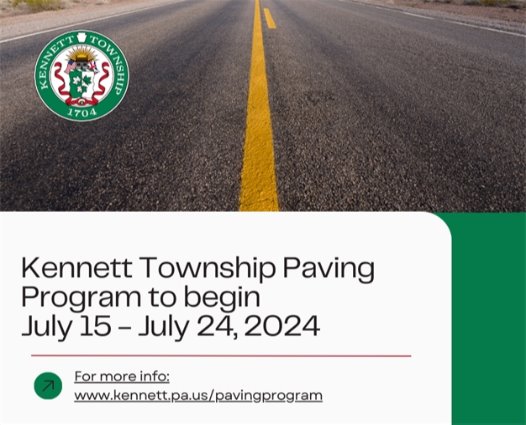 kENNETT tOWNSHIP pAVING PROGRAM