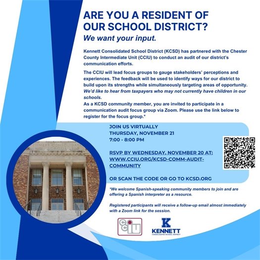 Kennett Consolidated Focus Group 