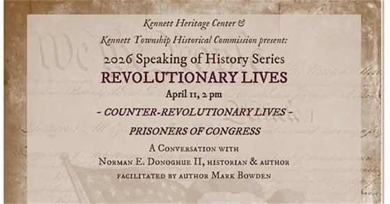 Speaking of History Lecture Series Promo Flyer for event on 4.11.26