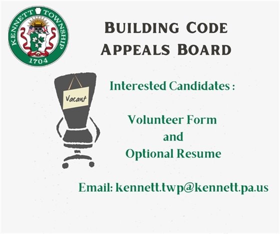 Building Code Appeals Board Vacancy