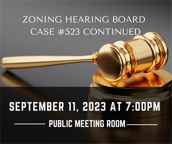 Zoning HEaring Board case #523