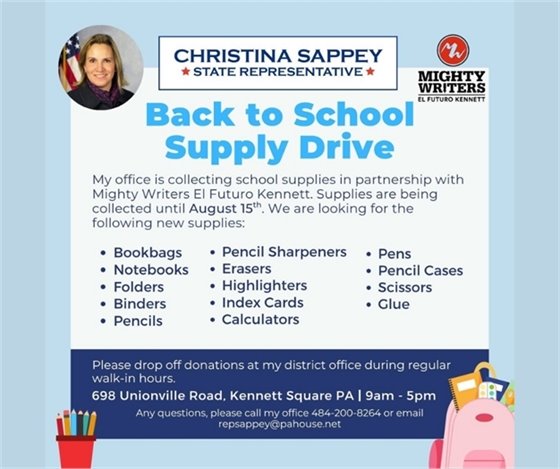 Back to School Supply Drive