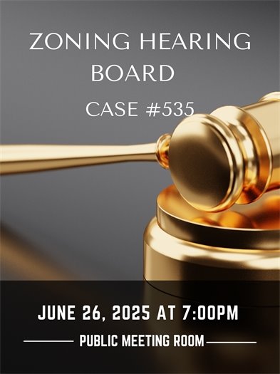 Zoning Hearing Board Case 535