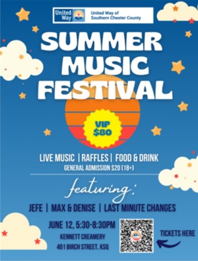 United Way of SCCC presents Summer Music Festival