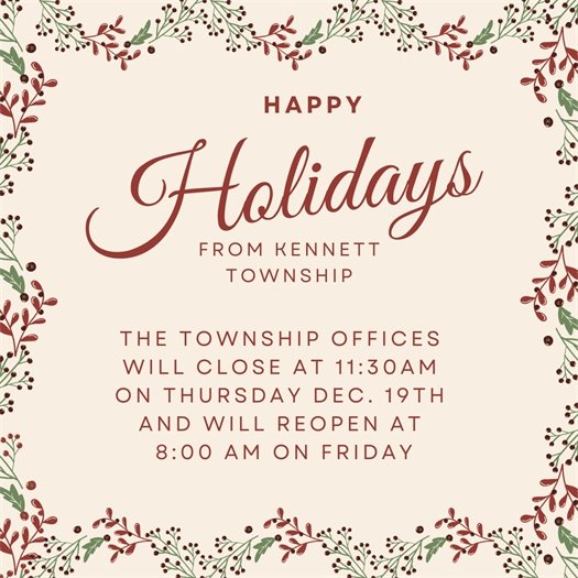KT Office will be closed 12/19 at 11:30 am, will reopen at 8:00 Friday