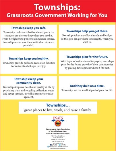 Township: Grassroots Gov Working for You!