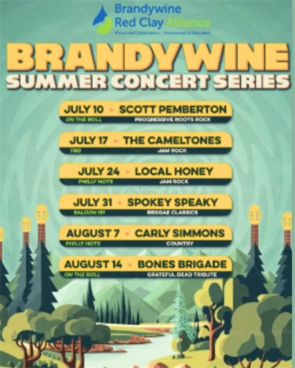 BRC Brandywine Summer Concert Series Lineup & Dates