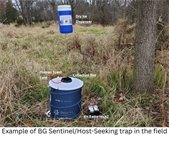 Example of BG Sentinel/Host-Seeking trap in the field