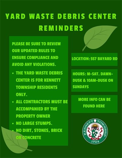Yard Waste Debris Center