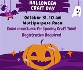 Halloween Craft Day at Kennett Library