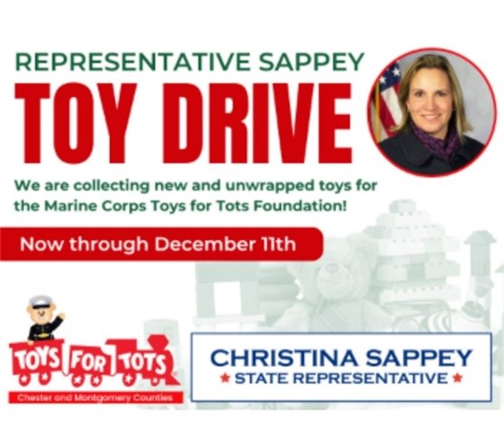 Tots for Tots Collection hosted by Rep. Sappey