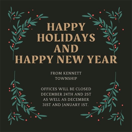 Offices closed 12/31 & 1/1