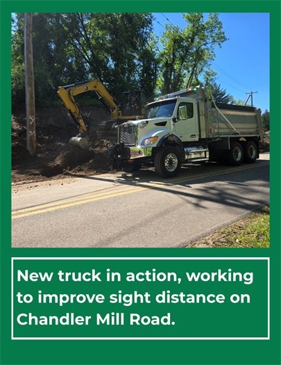 Photo of New Truck in Action