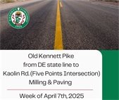 Old Kennett Pike Paving 