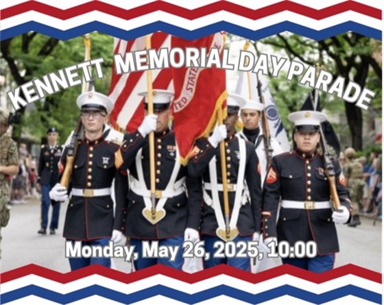 Memorial Day Parade 5/26/25 at 10:00 am