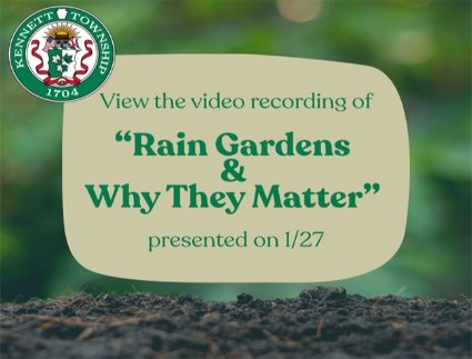 View the Rain Gardens & Why They Matter Presentation
