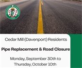 Cedar Mill Road Closures