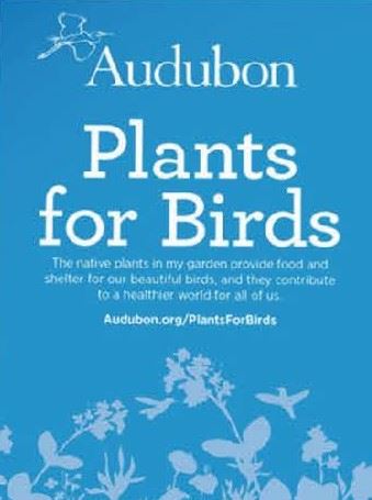 Plants for Birds Sign